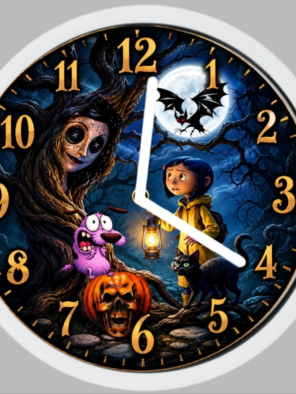 Coral And Courage The Cowardly Dog Dog Halloween Christmas Thanksgiving Art